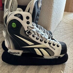 Reebok 6K Skates Black White